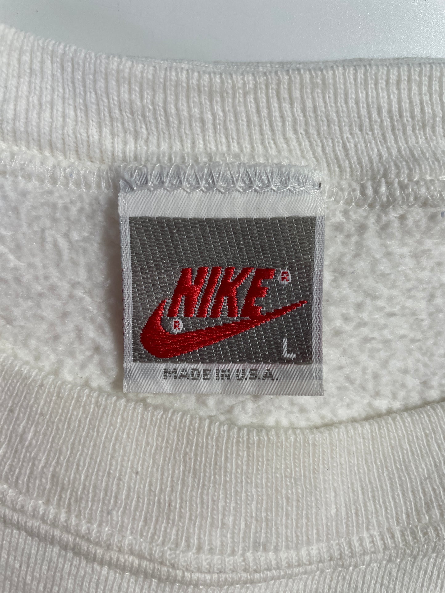 90's NIKE Silver Tag Made in USA Size L Vintage Sweat-shirt / E926