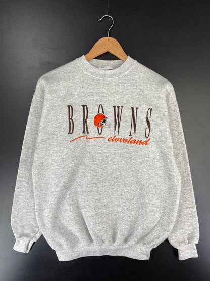 .00' CLEVELAND BROWNS Size M Vintage NFL Sweat-shirt / E5156S