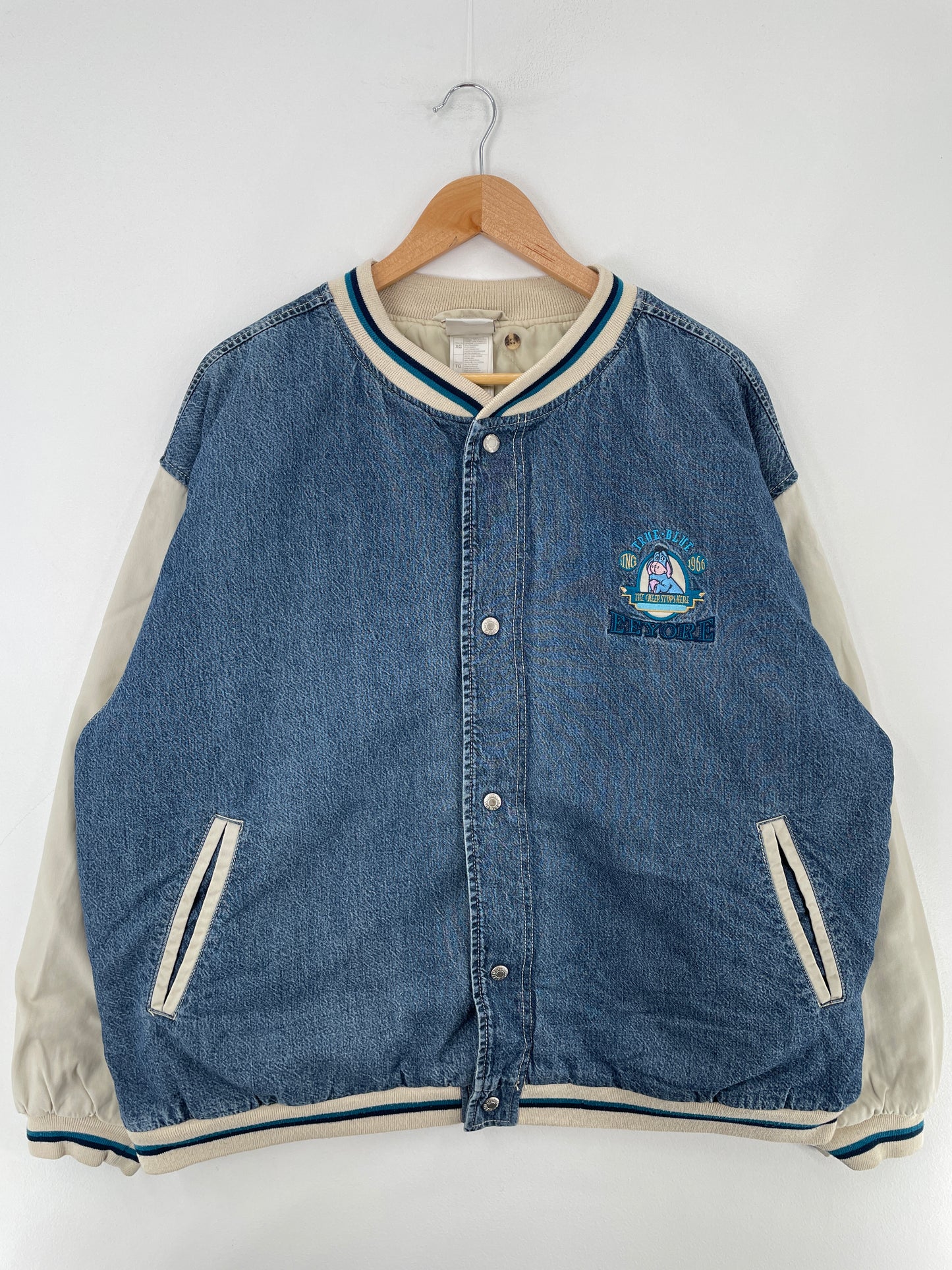 Vintage DISNEY EEYORE Size XL Vintage Denim Jacket / E2758J