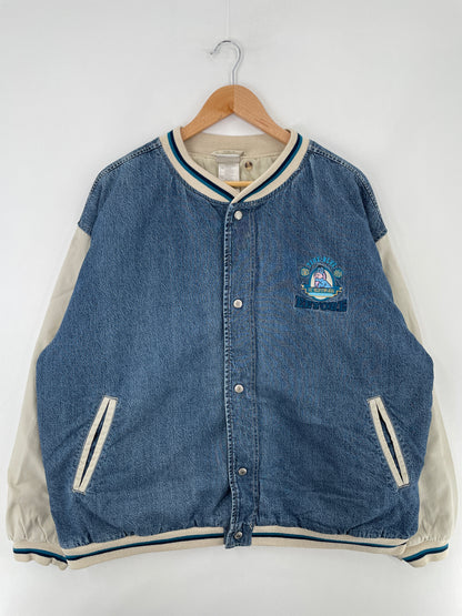 Vintage DISNEY EEYORE Size XL Vintage Denim Jacket / E2758J
