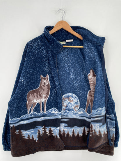 Vintage WOLF Size XXL Fleece / E4932J