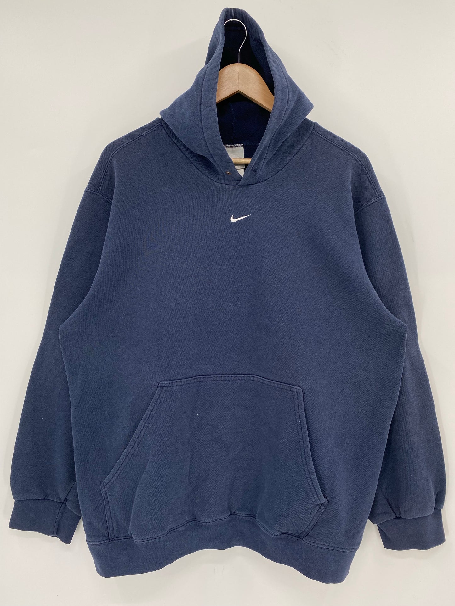 90's NIKE CENTER SWOOSH Size L Vintage Hoodie Sweat-Shirt / K6710