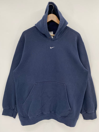 90's NIKE CENTER SWOOSH Size L Vintage Hoodie Sweat-Shirt / K6710