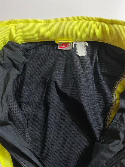 90’s NIKE Silver Tag Size L Vintage Zip-up Nylon Jacket  / 8728