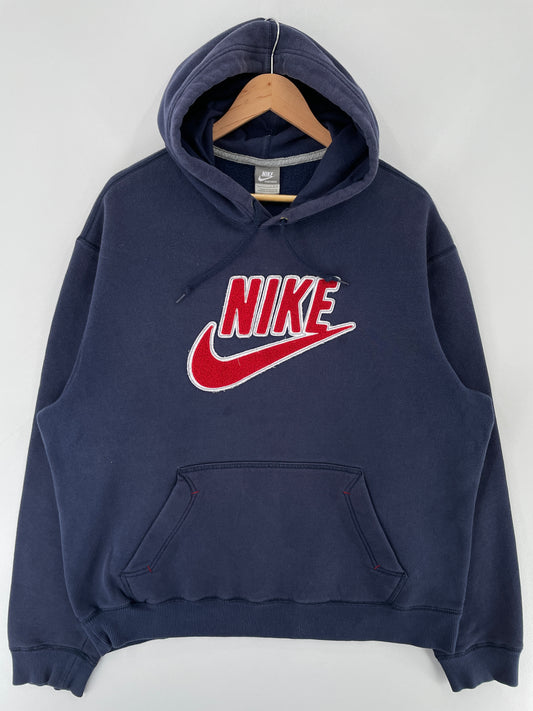 00' NIKE Size L Vintage Hoodie Sweat-Shirt / E6118S