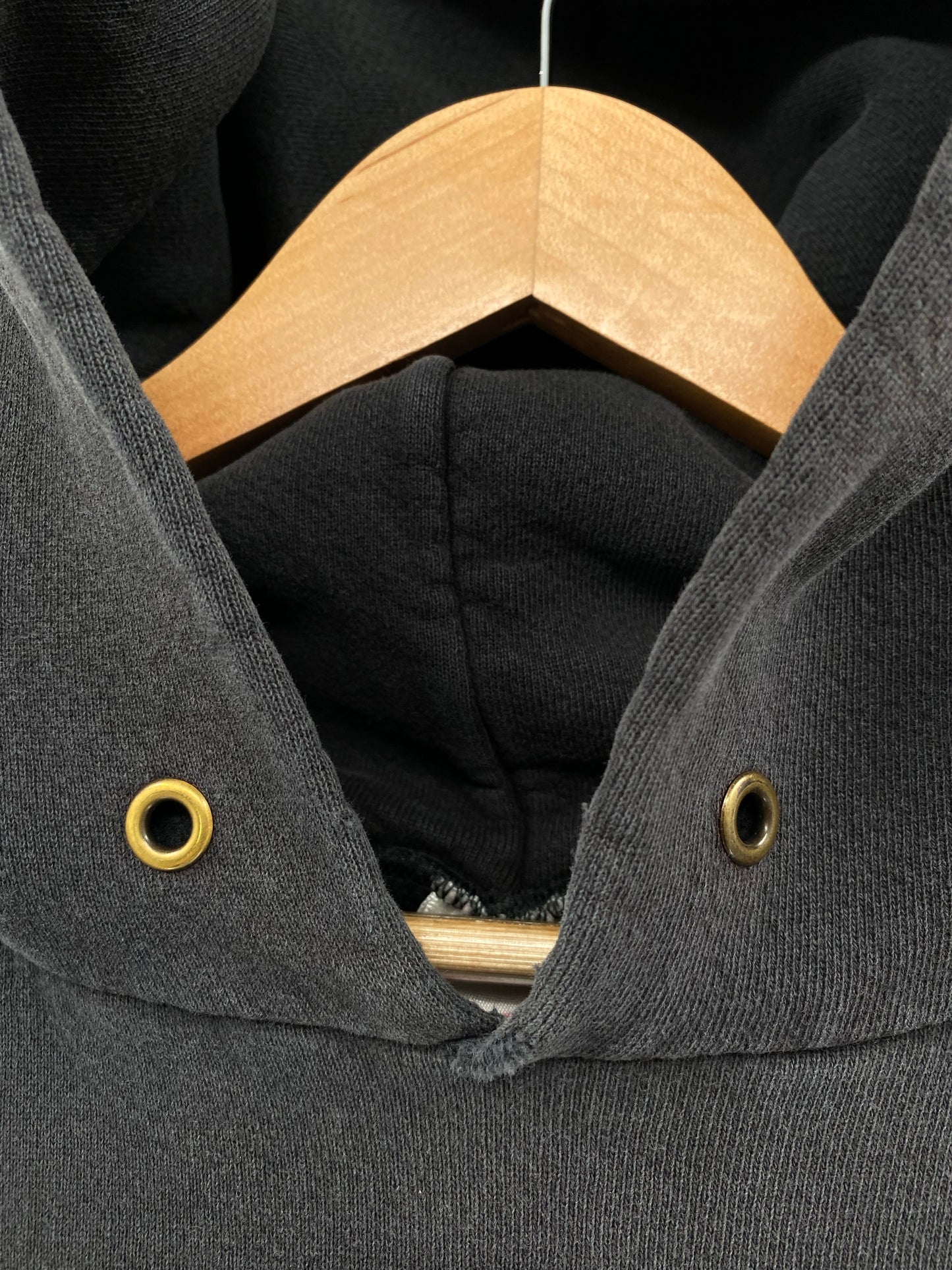 90's NIKE CENTER SWOOSH Size XL Vintage Short Sleeve Hoodie Sweat-Shirt / K6715