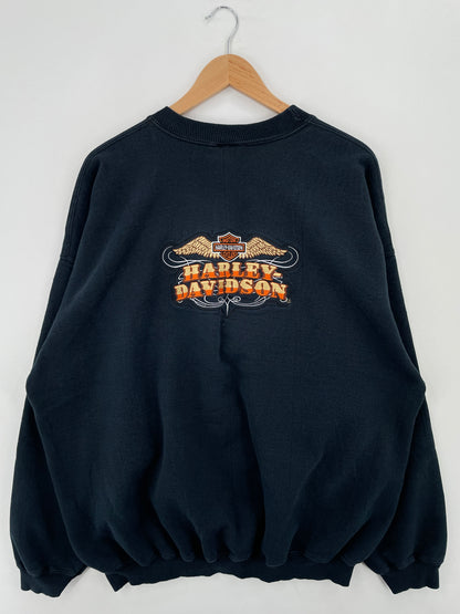 00’ HARLEY DAVIDSON Size XXL Vintage Sweat-Shirt / A7117