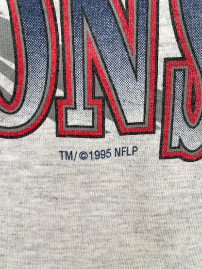 1995 COWBOYS Made in USA Size XL Vintage NFL T-Shirts / A2758