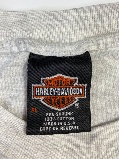 1996 HARLEY DAVIDSON NEW ORLEANS Made in USA Size XL Vintage T-shirt / A7920