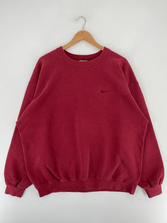 90’s NIKE MINI SWOOSH Made in USA Size L Vintage Sweat-shirt / E6254S