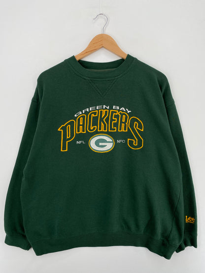 90's GREEN BAY PACKERS Size L Vintage NFL Sweat-Shirt / A5840