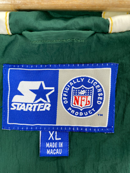 90’s STARTER x GREEN BAY PACKERS Size XL Vintage NFL Nylon Jacket / A5288