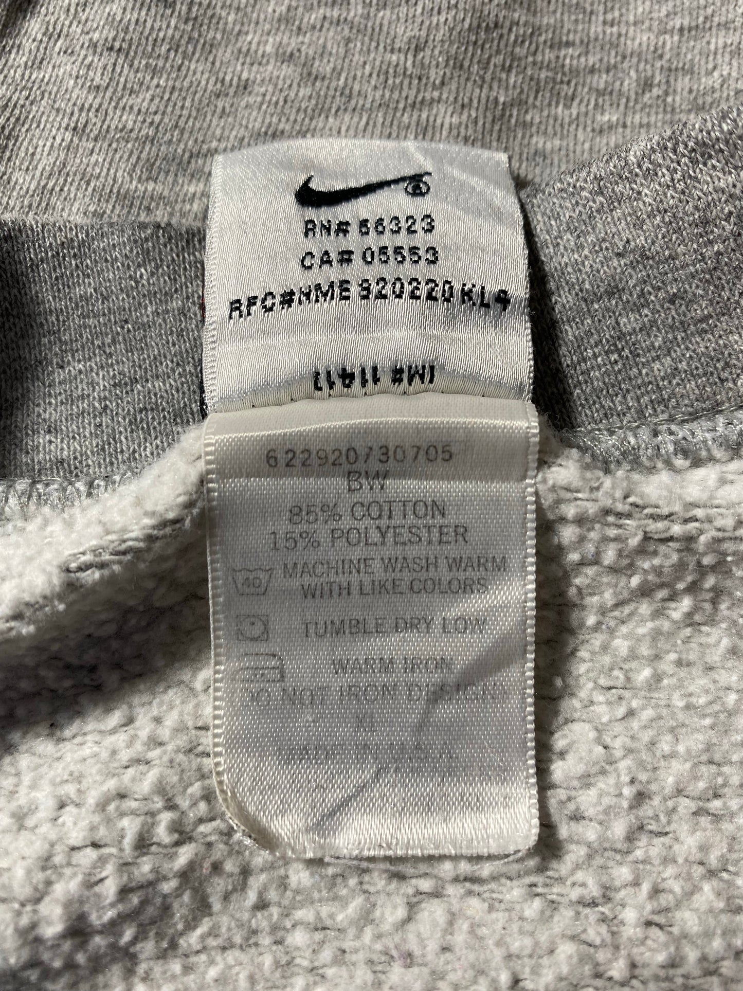 90's NIKE MICHIGAN FOOTBALL  Made in USA Size XL Vintage College Sweat shirt / K7538