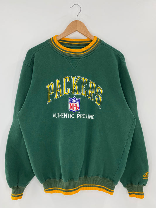 00' GREEN BAY PACKERS Size L Vintage NFL Sweat shirt / K5637