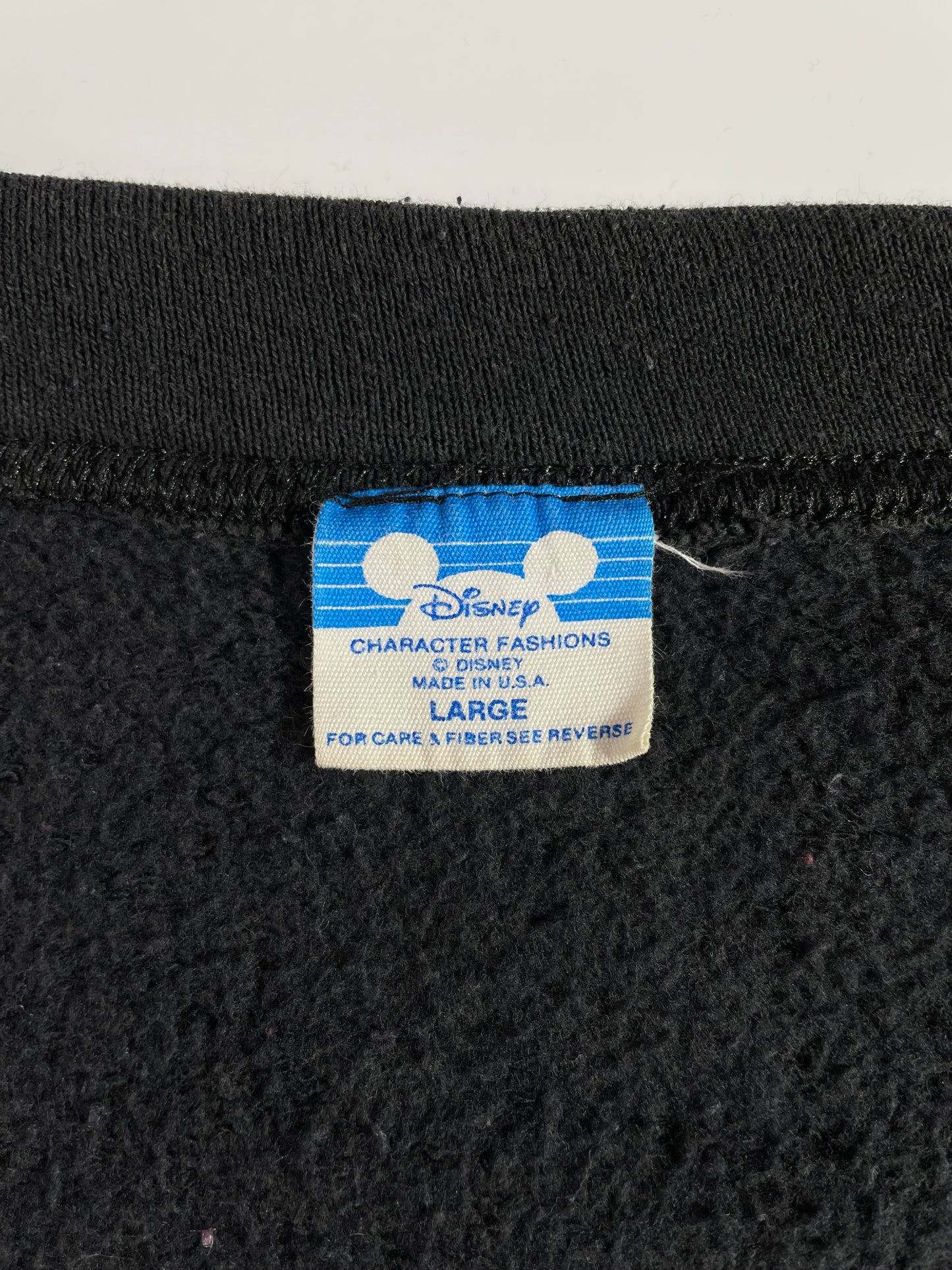 80's DISNEY MICKEY Made in USA Size L Vintage Sweat Cardigan / A4256