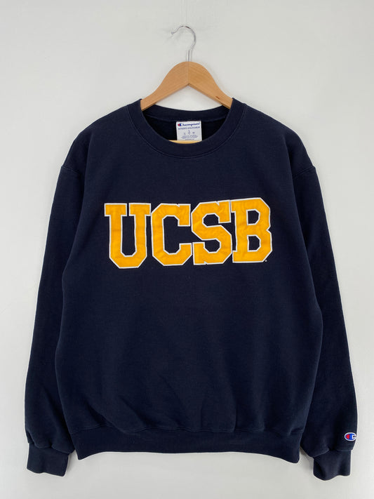 Vintage UNIVERSITY OF CALIFORNIA SANTA BARBARA Size L Vintage College Sweat-shirt / E4557S