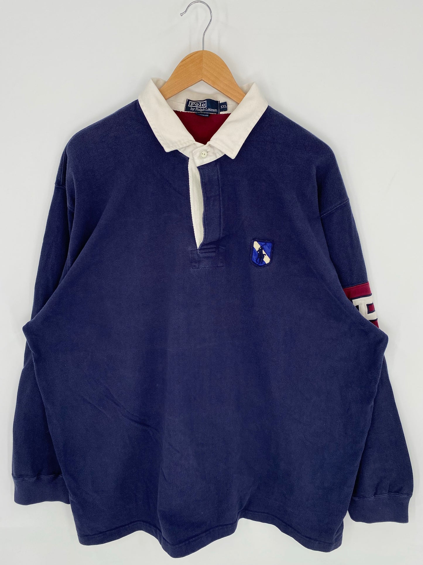 90's POLO RALPH LAUREN Size XXL Vintage Rugby-Shirt / K8613