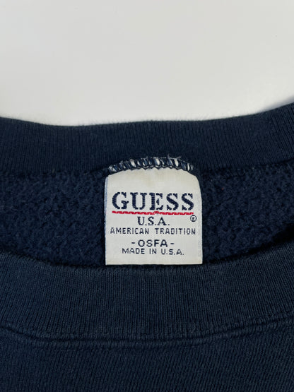 90's GUESS Made in USA Size Approx.M Vintage Sweat-Shirt / A7116