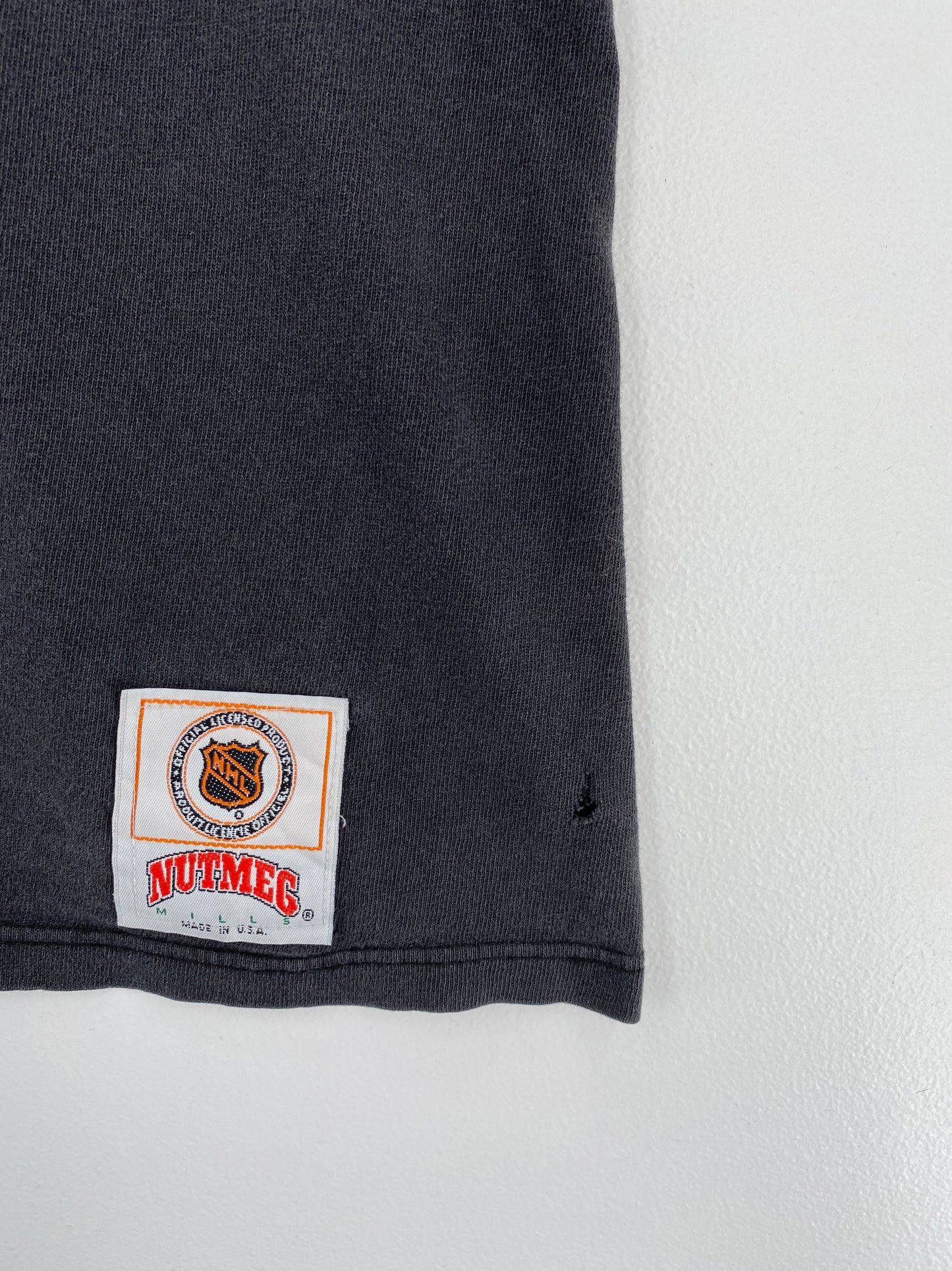 90's ANAHEIM MIGHTY DUCKS Made in USA Size L Vintage NHL T-Shirts / A3206