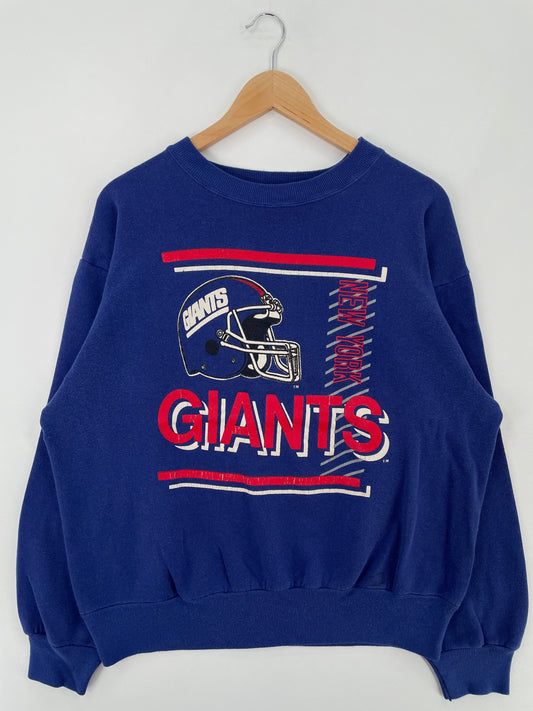 90's NEW YORK GIANTS Made in USA Size XL Vintage NFL Sweat-Shirt / E1264S
