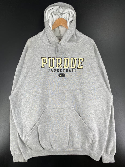 00' NIKE PURDUE Size XXL Vintage College Hoodie Sweat-shirt / A5693