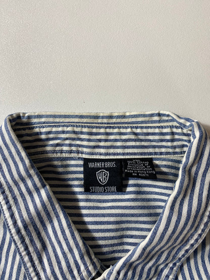1996 LOONEY TUNES Size XXL Vintage Button Down Short Sleeve shirt / K9940