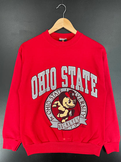 90's OHIO STATE BUCKEYES Made in USA Size L Vintage College Sweat-Shirt / E4211S