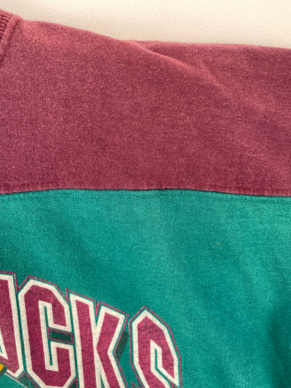 90’s ANAHEIM MICHTY DUCKS Size L Vintage NHL T-shirt / A658