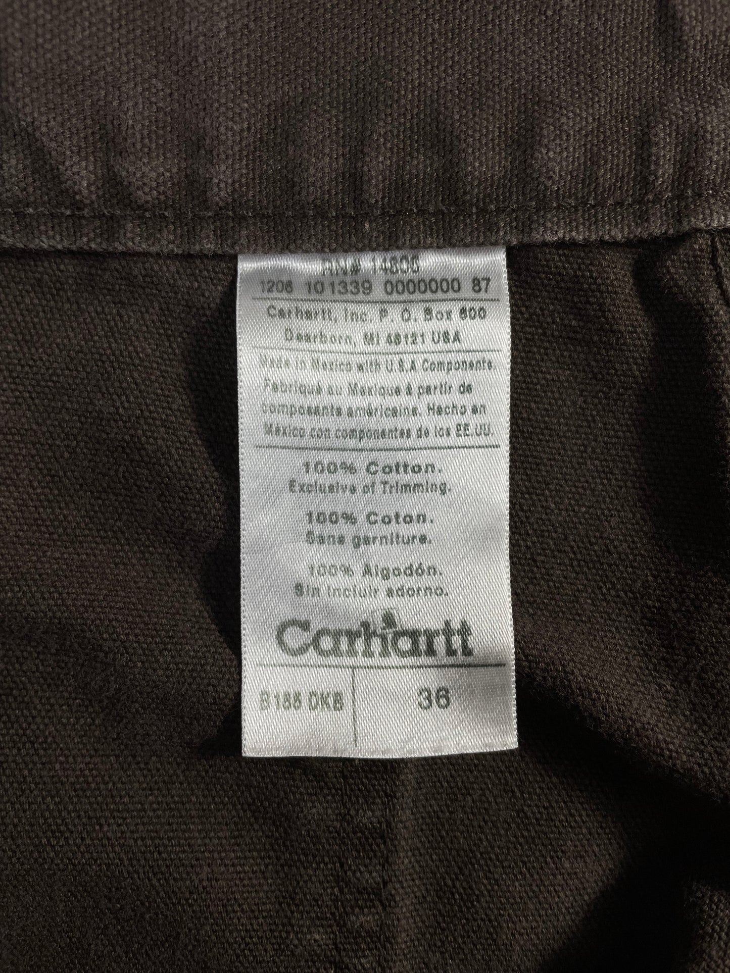 Vintage CARHARTT Size W34xL9 Duck Shorts / A1495