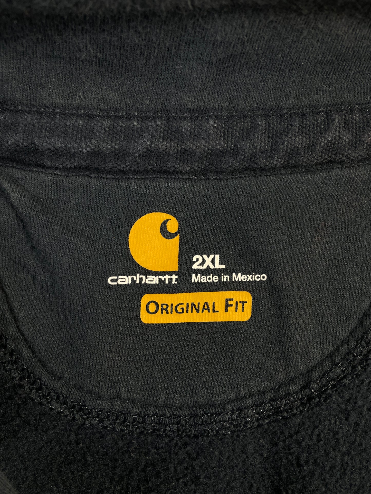Vintage CARHARTT Size XXL Vintage Half Zip-up Sweat-Shirt / A7113