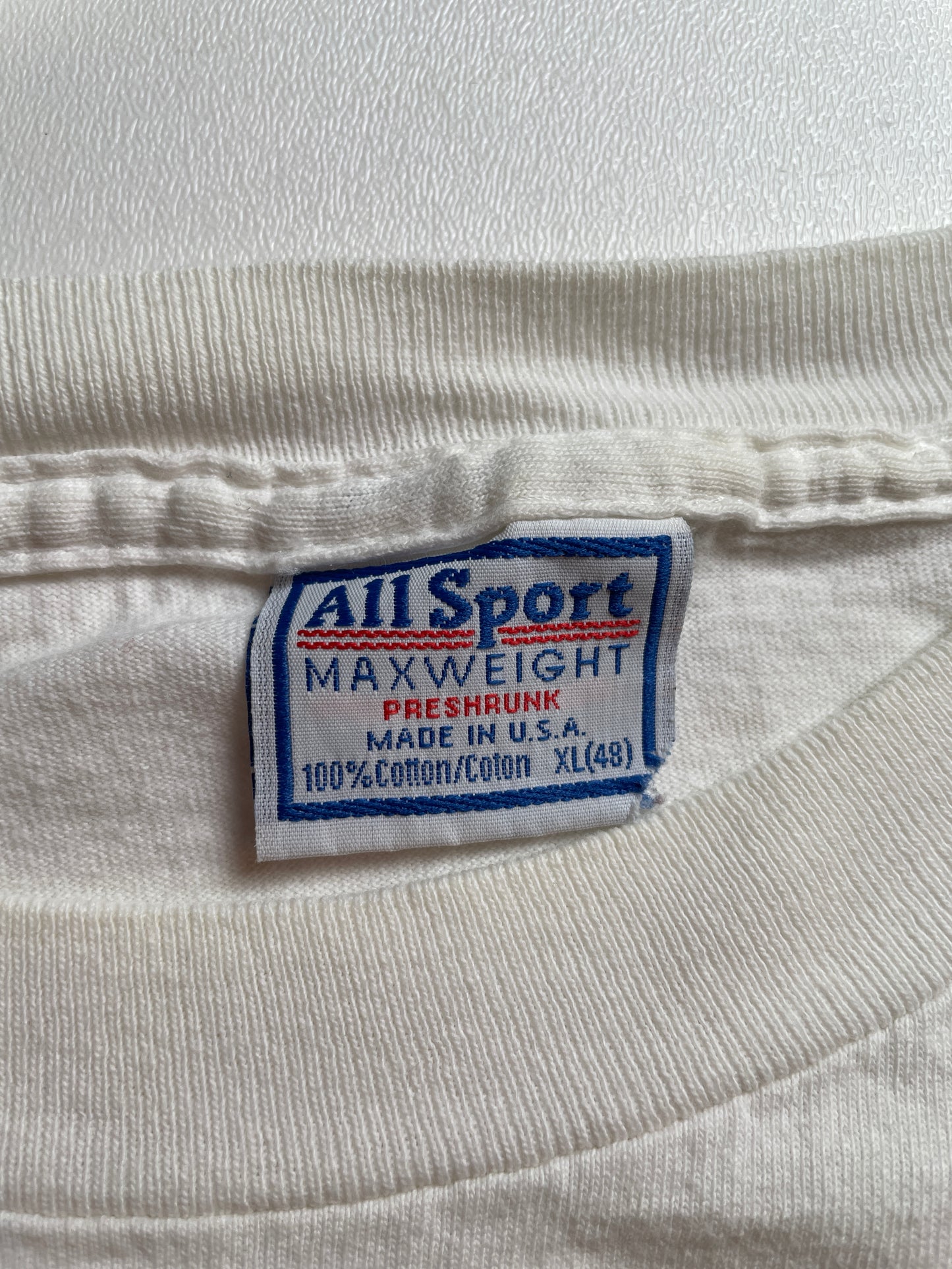 1998 NEW YORK JETS Made in USA Size XL Vintage NFL Long Sleeve T-Shirt / A3844