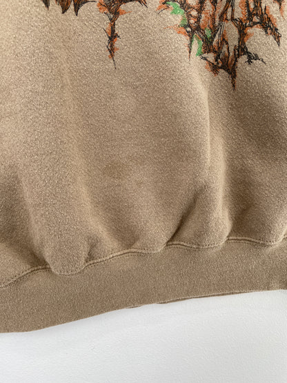 90’s WOLF Size XL Vintage Animal Sweat-Shirt / E4168S
