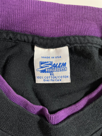 1991 SALEM x UTAH JAZZ Made in USA Size XL Vintage NBA T-Shirt / A4488