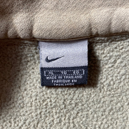 00' NIKE Size XL Vintage Half Zip Sweat-shirt / E407