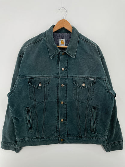 Vintage CARHARTT Size Approx.L Duck Jacket / A8507