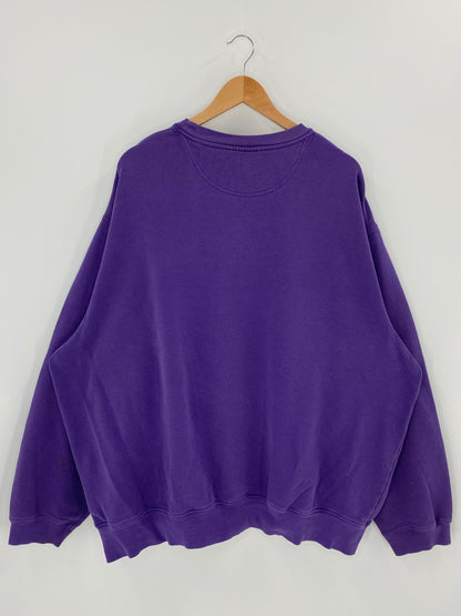 00' NIKE KANSAS STATE Size XXL Vintage Sweat-shirt / K5961