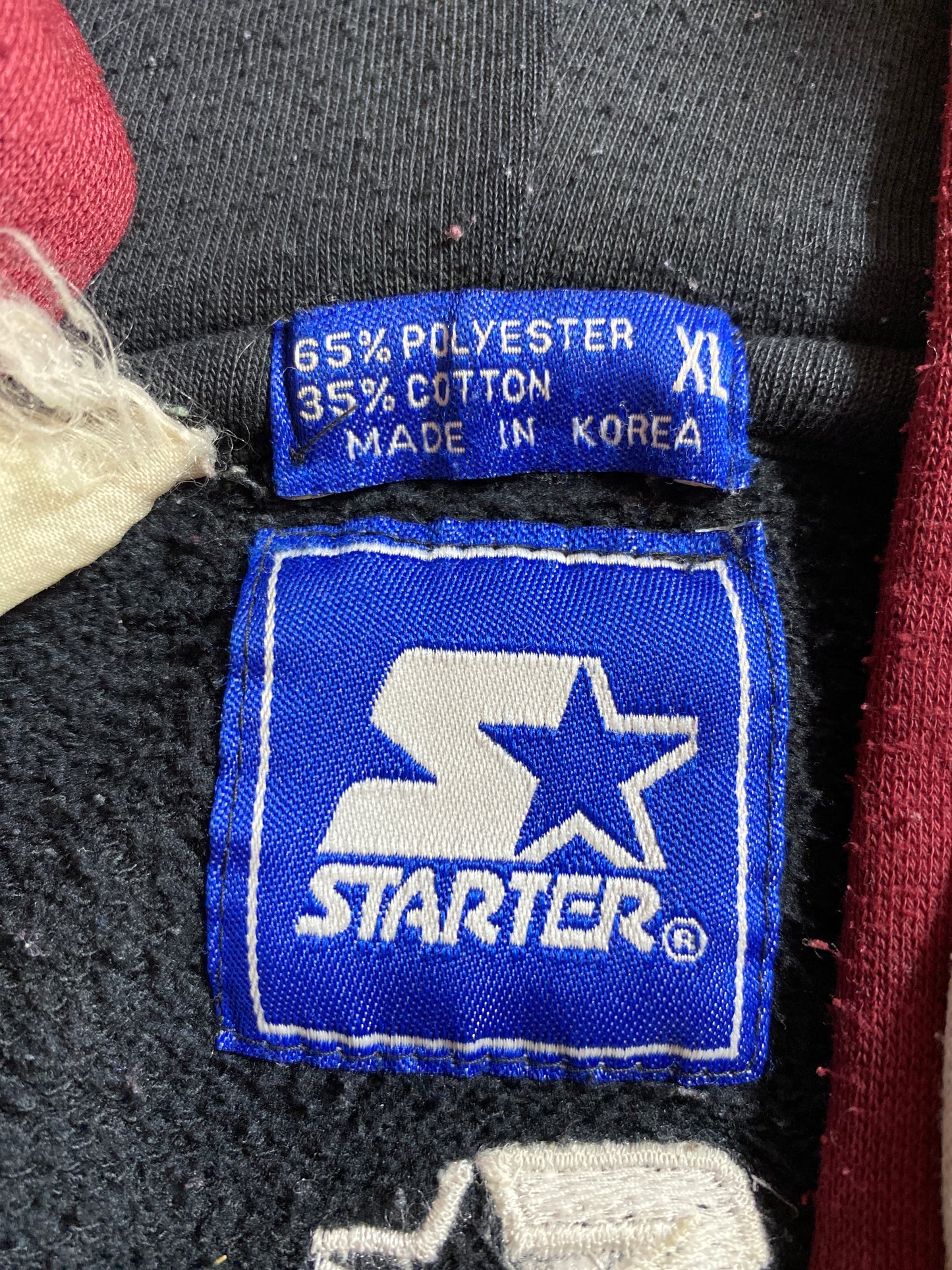 90's STARTER UNIVERSITY OF ALABAMA Size XL Vintage Double Hoodie Sweat-Shirt / k166