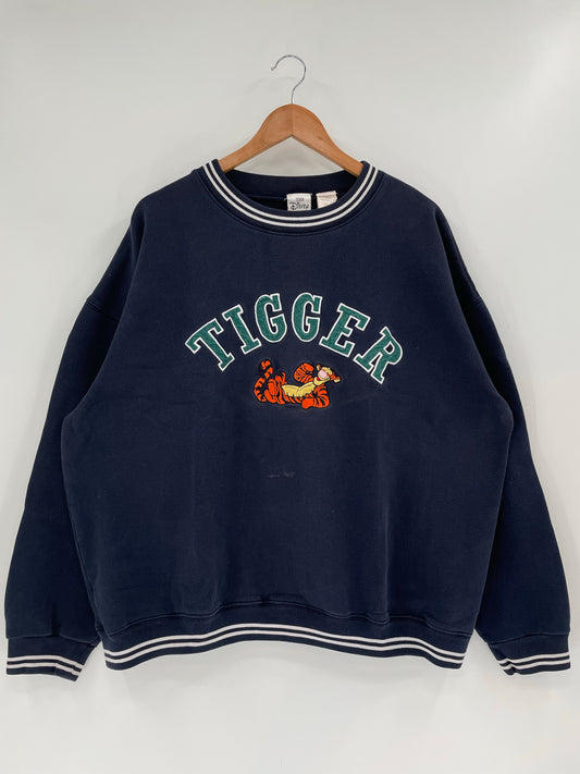 00' DISNEY TIGGER Size XXL Vintage Sweat-shirt / K4716