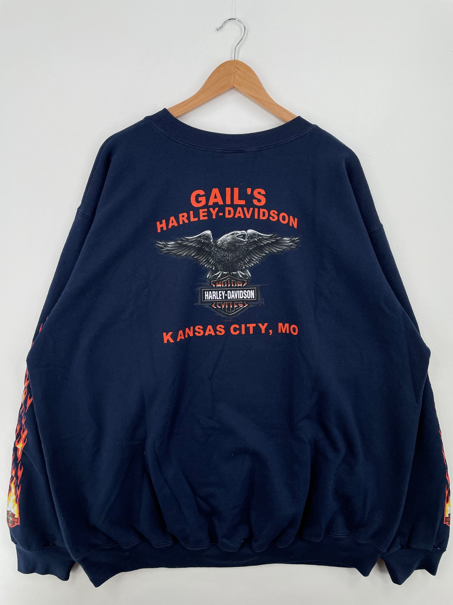 2004 HARLEY DAVIDSON KANSAS CITY Size XXXL Vintage Sweat-Shirt / A8566