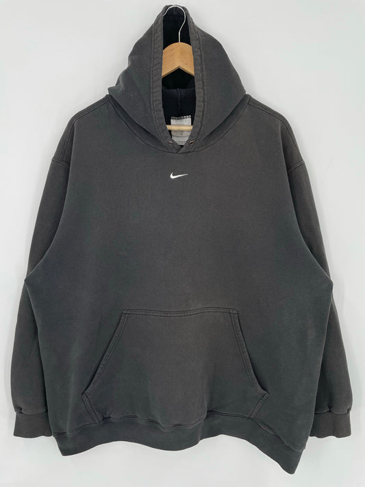 90’s NIKE CENTER SWOOSH Size XL Vintage Hoodie Sweat-Shirt / K5245