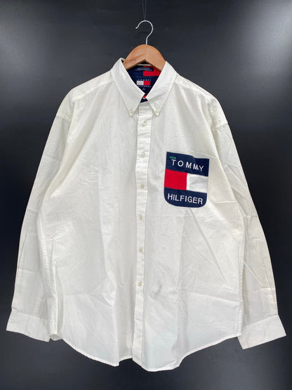 90's TOMMY HILFIGER Size XL Vintage Shirts / A3769