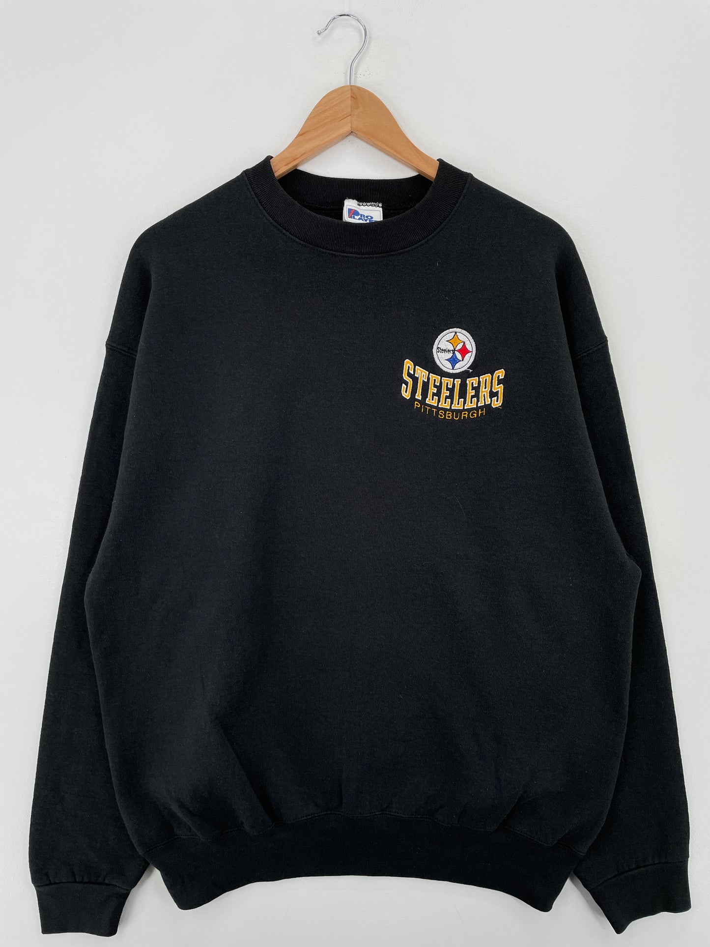 90's PITTSBURGH STEELERS Made in USA Size XL Vintage NFL Sweat-Shirt / A8057
