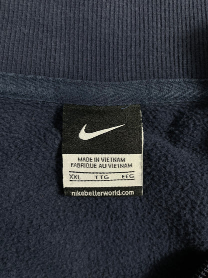 00' NIKE Size XXL Vintage Half Zip-up Sweat-Shirts / A1274