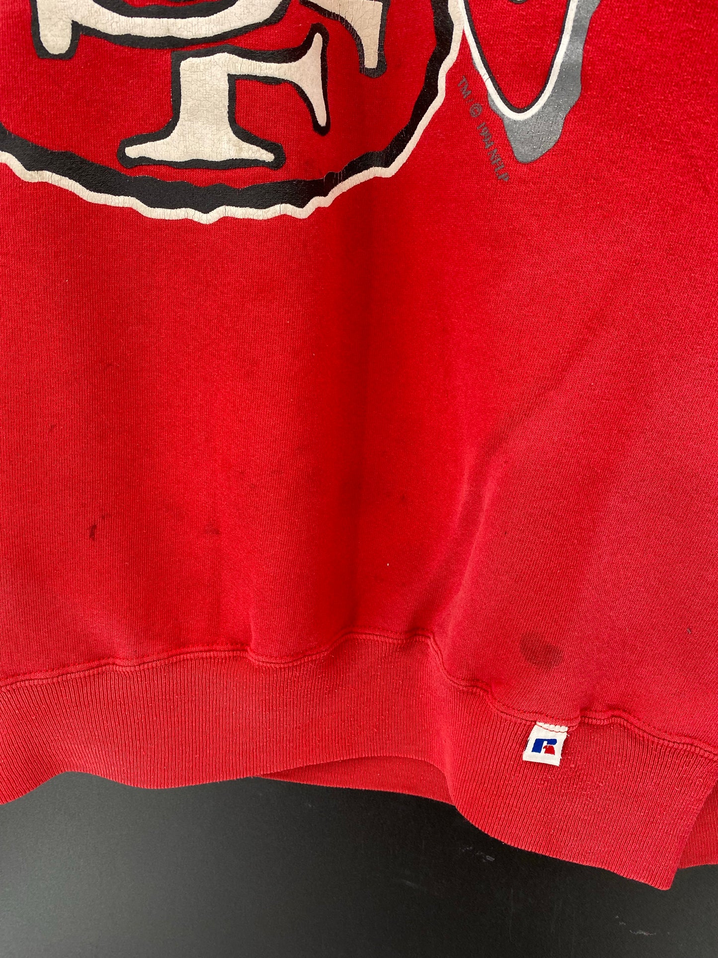 Vintage 49ERS SF Made in USA Size XL NFL Sweat shirt / k6196