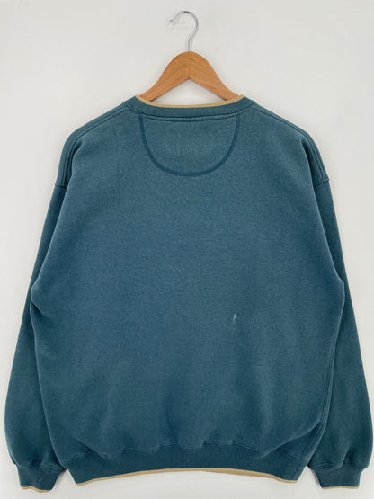 Vintage WILDLIFE DUCK Size L Vintage Animal Sweat-Shirt / E1035