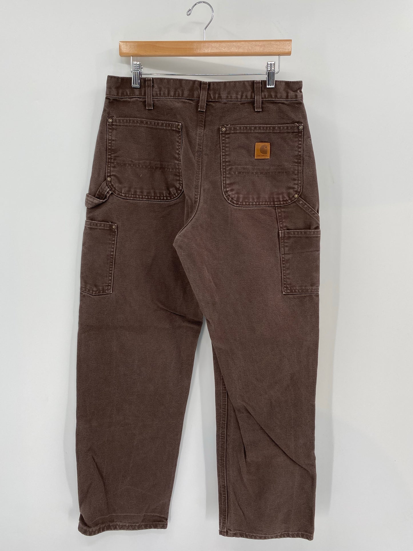 Vintage CARHARTT Size 32x32 Double Knee Duck Pants / K6696