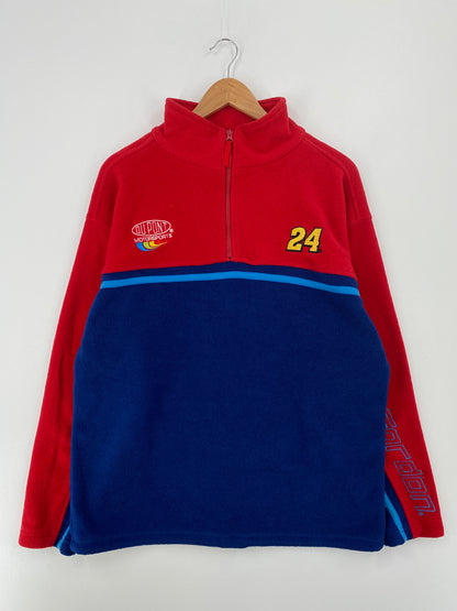 Vintage DUPONT x JEFF GORDON Size M Half Zip Fleece Jacket / A9046