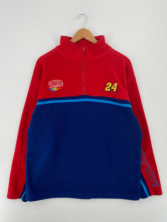 Vintage DUPONT x JEFF GORDON Size M Half Zip Fleece Jacket / A9046