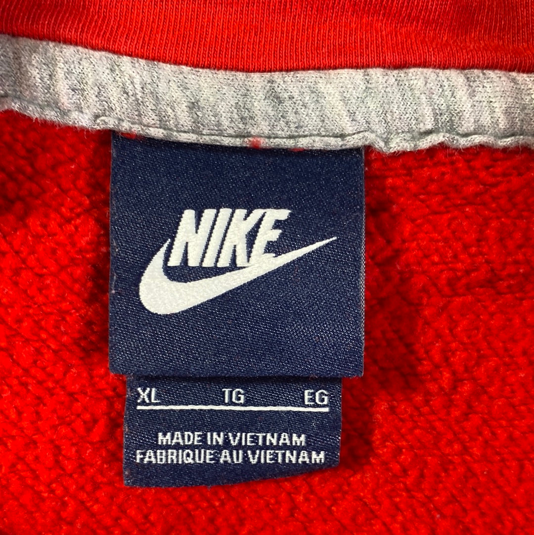 Vintage NIKE MINI SWOOSH Size XL Vintage Hoodie Sweat-Shirt / A7773