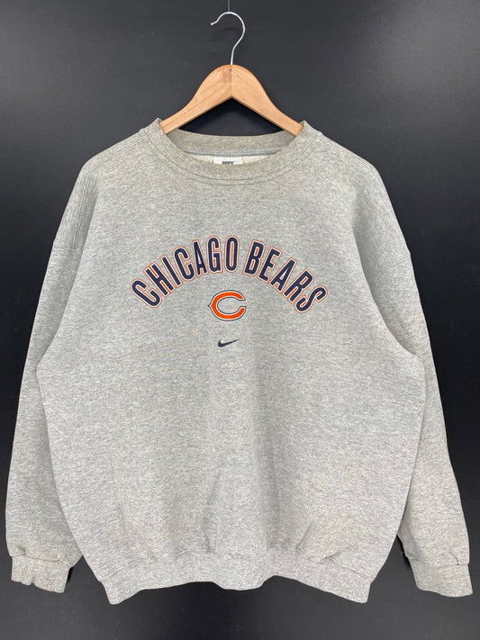 90’s NIKE CHICAGO BEARS Made in USA Size XL Vintage NFL Sweat shirt / K7814